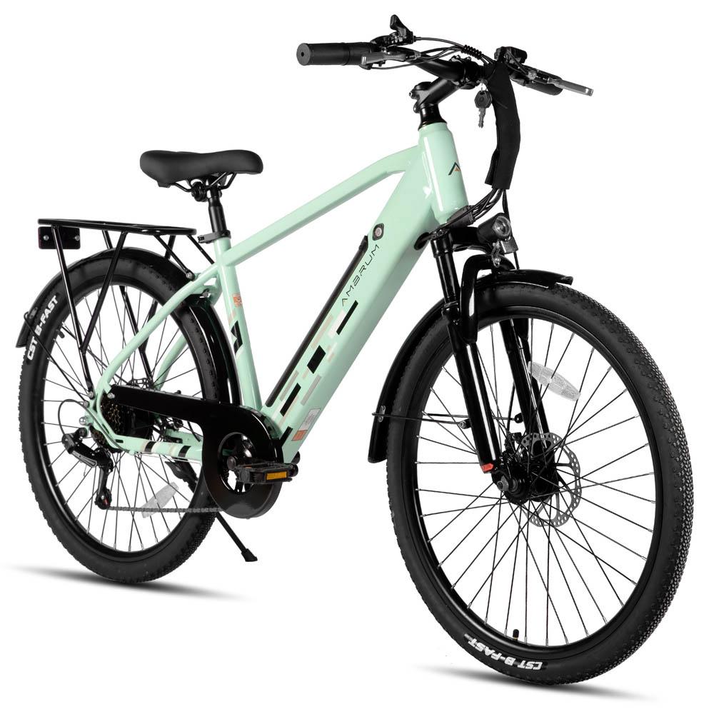 26 electric bicycle PostJoy F26 26-Inch Mountain Bike This Class 1 electric bike features a pedal assist mode for up to 20 mph to offer a little help while trekking up a steep incline Electric Bike for Adults, 26"